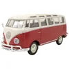 Maisto® Modellauto VW Bus T1 Samba 1962 rot weiß, Maßstab 1:24