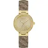 Guess Damen-Armbanduhr IVY Beige 32mm mit Lederarmband & 3 bar Wassers...