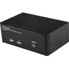 StarTech.com StarTech 2 Port Dual DisplayPort USB KVM Switch, KVM Switch, Schwarz