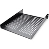 StarTech.com 2 HE Rack Fachboden - Universelles perforiertes Fachboden...