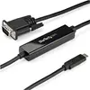 StarTech USB Typ C   VGA (1 m), Videokabel, Schwarz