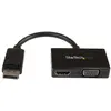 StarTech DP zu (HDMI, VGA, 19 cm), Data + Video Adapter, Schwarz