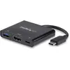 StarTech USB-C zu (USB-C, 1 Port), Dockingstation + USB Hub, Schwarz