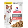 Hill´s Sp Sterilisiertes Katzenfutter Huhn Lachs Pute Forelle 12x85g