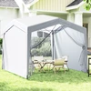Costway Pavillon 3x3 m Faltpavillon mit Rolltasche 8 Heringe & 4 Winds...