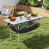 Costway Klappbarer Campingtisch für Terrasse tragbarer Picknicktisch m...