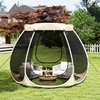 Costway Pop-up-Mesh-Pavillon für 4-6 Personen 310 x 270 cm faltbares O...