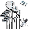 Costway 15 teilges Komplett Golfschläger Set Golf Set mit Golftasche &...