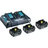 Makita DC18RD - Batterieladegerät + Batterie
