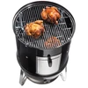 Weber Smokey Mountain Cooker 47cm, Schwarz, Silber, Rund, Aluminium, 4...