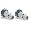 INTEX A-Serie Adapter, 2er SET I Ersatz-Schlauchadapter für Pumpen I v...