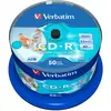 Verbatim Cd-r 700mb Bedruckbar 52x Geschwindigkeit 50 Einheiten