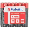 Verbatim Batterie 4 x AA / LR6 - Alkalisch (4 Stk., AA, 4 mAh), Batter...