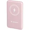 Verbatim Charge n Go Magnetic Wireless Power Bank 5000 Pink