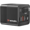 Verbatim GaN Charger 65W, Drinnen, AC, 20 V, 0,8 m, Schwarz
