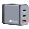 VERBATIM GNC-65 GaN Netzladegerät 3 Port 65W USB A/C