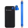 Verbatim Pocket SSD - 2 TB, Schwarz, Blau