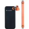 Verbatim Pocket SSD - 2 TB, Schwarz, Orange