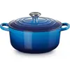 Le Creuset Bräter Rund Sig, Pfanne + Kochtopf, Blau