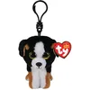 TY Beanie Boos Roscoe, Spielzeug-Hund, Schwarz, Braun, Weiß, Plüsch, 3...