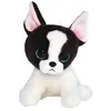 TY Beanie Babies Portia, Spielzeug-Hund, Schwarz, Weiß, Seide, Hund, P...