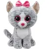 TY Beanie Boos Kiki, Spielzeug-Katze, Grau, Weiß, Seide, Katze, Junge/...