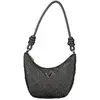 Guess Jeans Adelasia Schultertasche schwarz Knotenhenkel 4G