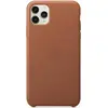 Apple Leder Case (Apple iPhone 11 Pro Max), Smartphone Hülle, Braun