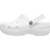 Crocs Damen Classic Platform Clog Weiß 36/37