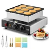 VEVOR Mini-Pfannkuchenmaker kommerzielle Dutch mini Pfannkuchen Maschi...