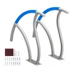VEVOR Pool-Handlauf, 2 Stk., 1395 x 810 x 100 mm, Pooleinstieg Edelsta...