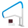 VEVOR Pool-Handlauf, 138x92,5x10cm Pooleinstieg Edelstahl mit Grundpla...