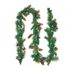 VEVOR Weihnachtsgirlande, 2750 mm künstliche Tannengirlande mit Lichte...