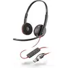 Poly Blackwire 3220 Stereo Headset USB-C-Anschluss incl. USB-Adapter