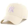 47 Brand, Herren, Cap, Strapback Cap - CLEAN UP New York Yankees natur...