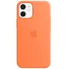 Apple iPhone 12 Mini Silikon Case mit MagSafe - Kumquat