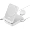 Anker MagGo Kabellose Ladestation (Faltbar 3-in-1) Weiß