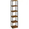 Vasagle, Regal, Rega  6-poziomowy 23,8 x 38 x 173,4 cm br z vintage at...