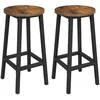 VASAGLE Barhocker Barstühle (Set, 2 St., 2er), Barhocker, 2er Set, Bar...