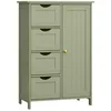 VASAGLE Badmöbel-Set Badezimmerschrank Badschrank Beistellschrank,vers...