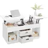 Vasagle, Couchtisch + Beistelltisch, Multifunktionaler Couchtisch (100...