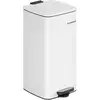 SONGMICS Mülleimer Küche, 30 Liter Abfalleimer, Tretmülleimer, Stahl, ...