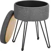 Songmics, Hocker + Pouf, Sitzhocker mit Stauraum