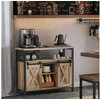 VASAGLE Buffet Sideboard Küchenschrank verstellbare Ablagen 33 x 100 x...