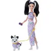 Barbie Partnerlook Im Asiatischen Stil Mit Einer Hundepuppe