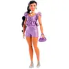 Barbie Deluxe-puppe In Metallic-optik Mit Outfit