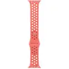 Apple Nike Sportarmband (45 mm, Fluorelastomer), Uhrenarmband, Rot