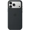 Apple Silikon Case iPhone 17 Pro Max mit MagSafe (Schwarz)
