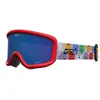 Giro Chico 2.0 Faces Junior-skibrille Grey Cobalt/CAT3