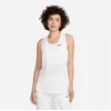 NIKE Dri-FIT Racerback Tanktop Damen 100 - white/black XS